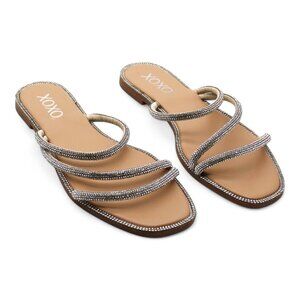 Xoxo Womens Mileena Flat Sandals Womens Shoes
